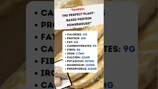 #tempeh #protein #proteinrichfood #weightloss #soy #plantbaseddiet #healthyfood #short #curoscience