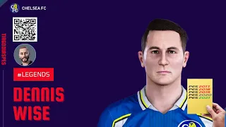 Dennis Wise @TiagoDiasPES (Chelsea, Wimbledon, Leicester) Face + Stats | PES 2021