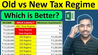 Old vs New Tax Regime Calculator in Excel - Which is Better? Income Tax Calculation