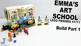 LEGO Friends Emma's Art Studio 41711 Build Part 1