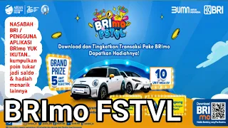 BRImo FSTVL - Program Dari BRImo dengan Hadiah Menarik Seperti Undian Berhadiah, Saldo E-Wallet dll,