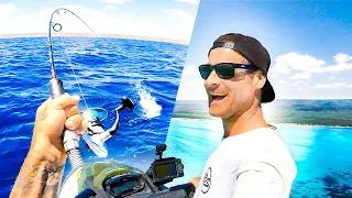 Bluewater Fishing With A $20 Rod (Tiger Sharks, Whale Sharks & AMAZING WEATHER) - Ep 281