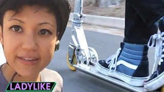 Women Ride Scooters Everywhere For A Day • Ladylike