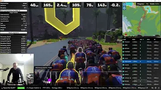 2024-May-11: Zwift - Group Ride: Dutch Diesel Cycling Endurance Ride (C) on Sugar Cookie in Watopia