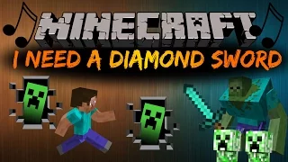 `I need a diamond sword`By Minecraft jams |FULL SONG