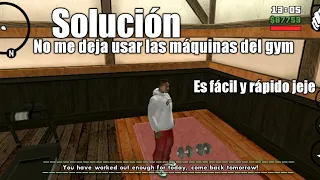Solución al error del Gym en GTA San Andreas (PC, Android, iOS, Xbox, PlayStation) (Sin loquendo)
