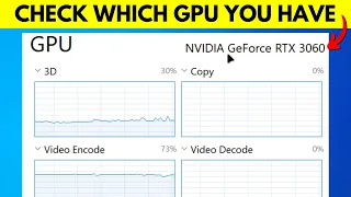 How to Check Which Graphics Card You Have (Task Manager Method for Windows 10/11)