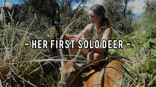 MY FIRST SOLO DEER | Public land hunting NZ | February 2024