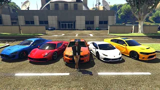 GTA 5 ✪ Stealing Luxury Cars With Franklin ✪ (Expensive Real Life Cars)#51