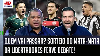 "TÁ DE SACANAGEM??? EU JÁ CRAVO! A FINAL da Libertadores será..." SORTEIO das OITAVAS PROVOCA DEBATE