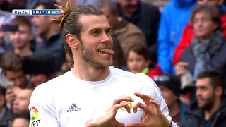 Gareth Bale vs Sporting Gijon (Home) 15-16 HD 1080i (17/01/2016) - English Commentary