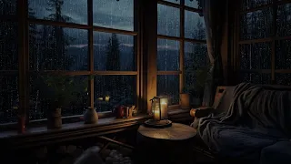 Rain Sounds for Sleeping | Beautiful Rain on the Coniferous Forest makes you Feel Relaxing Instantly