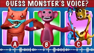 Guess the MONSTER'S VOICE #39 | GARTEN OF BANBAN 4 | CHEWY CHUCKALEENA, , HUGOBOB, CYAN, TEAL