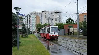 Поездка на трамвае 71-134А (ЛМ-99АЭ) №30025 №27 м.Войковская-м.Дмитровская