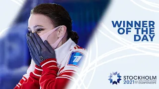 Winner of the Day | Anna Shcherbakova (FSR) | Ladies Free Skating | ISU #WorldFigure Championships