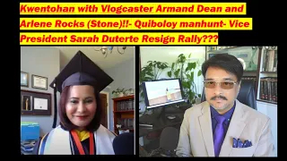 Quiboloy manhunt application! Vice president Sarah Duterte resign rally??
