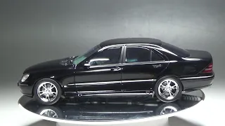 ITALERI 1/24 MERCEDES BENZ W220 S600 Unboxing FullBuild Step By Step