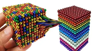 100000 mini magnetic ball oddly satisfying video