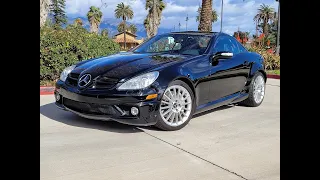 2005 Mercedes Benz SLK-55 AMG Cold Start and Top Operation