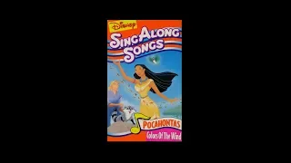 Digitized opening to Disney Sing Along Songs Pocahontas Colors Of The Wind (USA VHS)