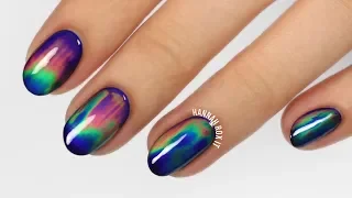Trying Mood Ring/Thermal Nails with Liquid Crystal (color shifting)