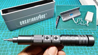 Creation Space EDC Electric Screwdriver unboxing and review | Best Mini E-Screwdriver