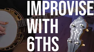 Improvise on the Banjo with 6ths! // Bluegrass Banjo Lesson