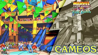 Marvel Super Heroes vs. Street Fighter / cameos shopping center /mall mayhem Stage