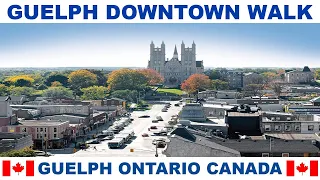 GUELPH ONTARIO CANADA DOWNTOWN WALK