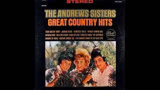 Your Cheatin' Heart ~ The Andrews Sisters (1964) (Hank Williams cover)