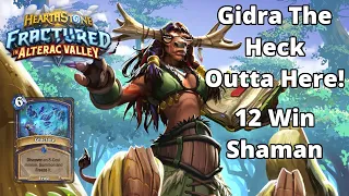 Speaker Gidra AND Glaciate Combo!? - 12 Win Shaman Arena Run - Alterac Valley