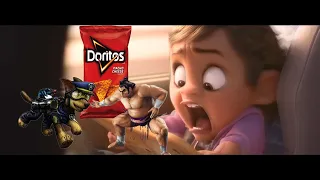 Paw Patrol I want Sumo Doritos Commercial Parody is not appropriate for THIS KID