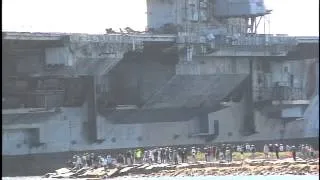 USS Forrestal docks in RGV