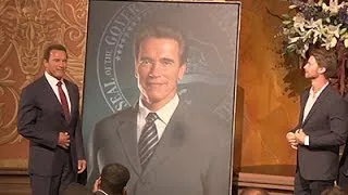 Schwarzenegger Reveals Austrian Artist Portrait