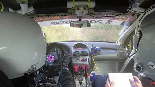 Hellendoorn rally 2021 KP6 Mageleresch onboard Peugeot 206 rally cup | P. Paanakker & W. Van Dijk