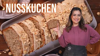 der saftigste Nusskuchen und super schnell gemacht