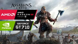 Assassin's Creed (2020) PC On GT 710 | VEGA 8 | Ryzen 3 3200G | 16GB Ram | Windows 11