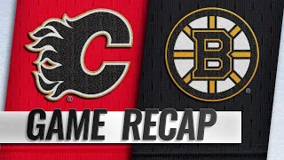 DeBrusk, Marchand power Bruins past Flames, 6-4