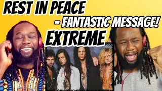 EXTREME - Rest in peace REACTION - Fantastic guitars and great message! First time hearing