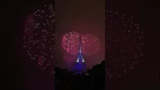 Feu d'artifice / Fête nationale 14 Juillet 2021 Tour Eiffel Paris France  🇫🇷