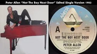 Peter Allen "Not The Boy Next Door" Edited Version Single 1983