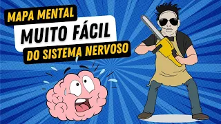 Mapa mental MUITO FÁCIL do Sistema Nervoso - Anatomia Humana