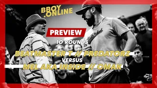 10 ROUNDS FUNKY BATTLE - BEATMASTER T vs MEL aka INSIDE