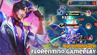 Florentino Jungle Pro Gameplay | New Item The Diminisher | Arena of Valor Liên Quân mobile CoT