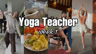 ich werde YOGA LEHRERIN 🥹😍 mein 200H Yoga Teacher Training in Bali bei Loka Yoga - Week 1