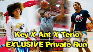 KEYONTE GEORGE, ANTHONY BLACK and ARTERIO MORRIS TEAM UP in EXLUSIVE PRIVATE RUN!!!