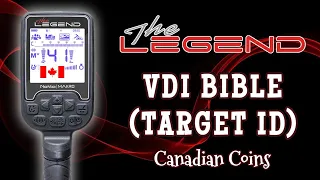 Nokta Legend • VDI Bible Target ID (Canadian Coins)