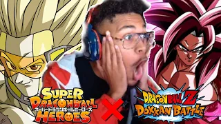 SUPER DRAGON BALL HEROES X DOKKAN BATTLE SUPER ATTACK REACTION AND FIRST IMPRESSIONS | DOKKAN BATTLE