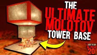 7 Days to Die: The FIRE TOWER Horde Base | Best Molotov Horde Base for Alpha 20 Stable!