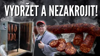 30 DNÍ SUŠENÍ! FERMENTOVANÁ Gombasecká klobása - hlavně vydržet a nezakrojit!